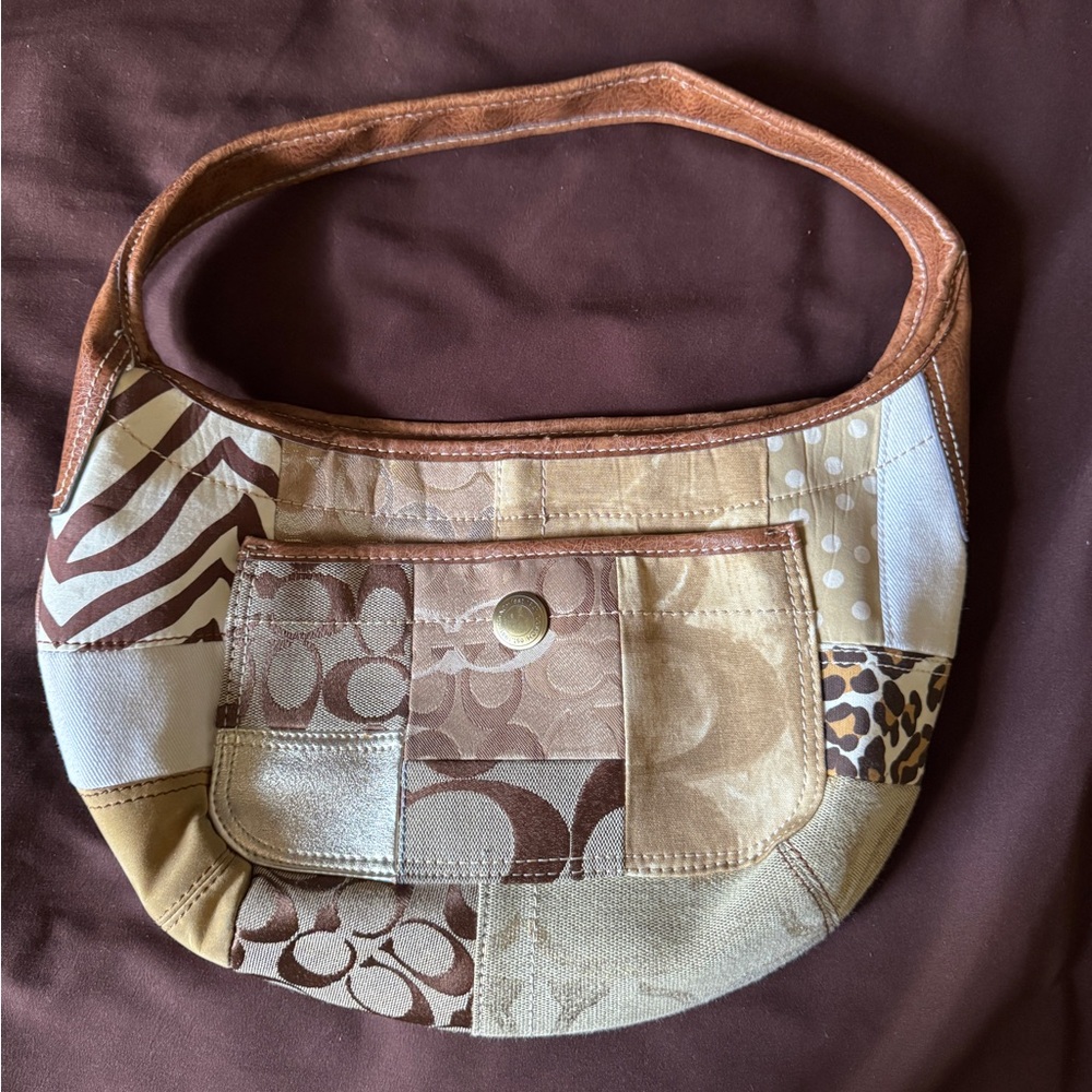 Coach Multicolor Patchwork Bag - image 1